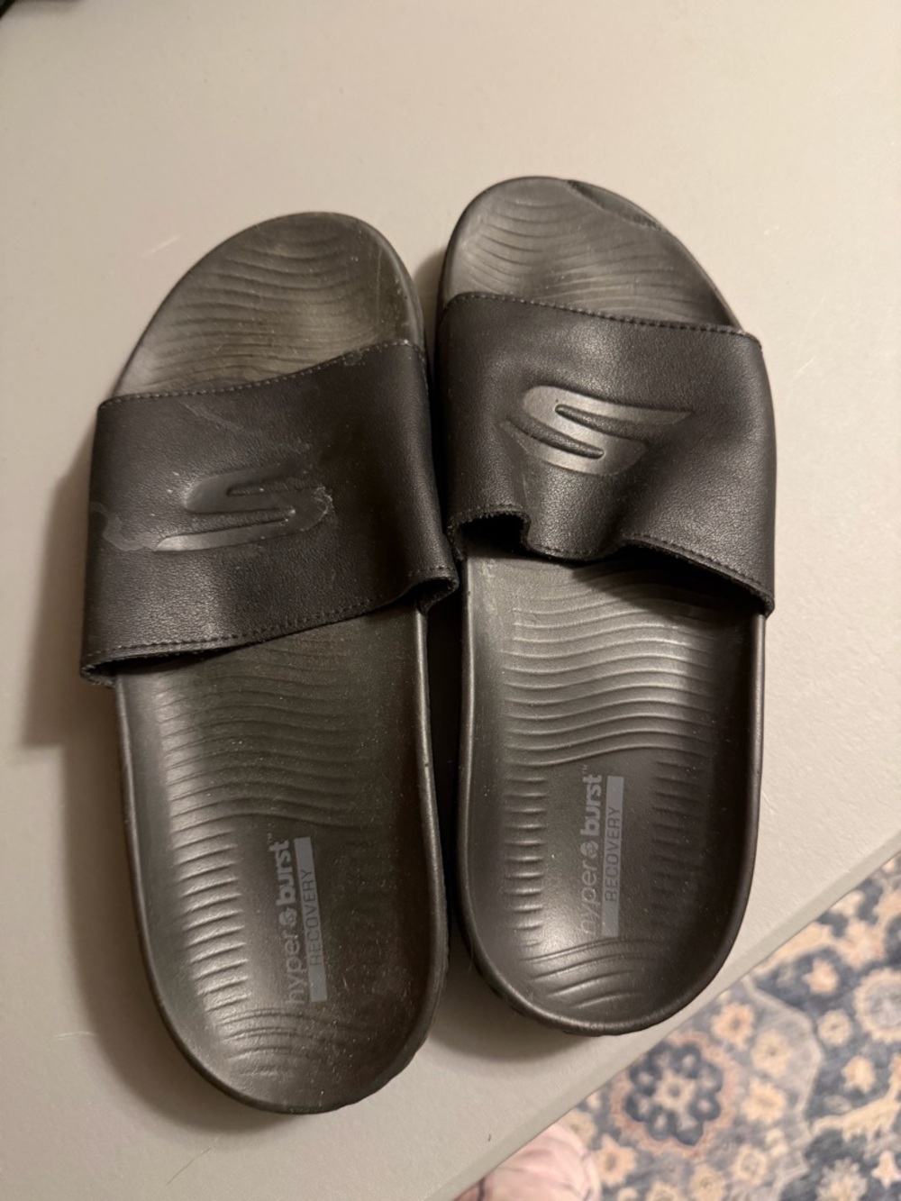 Skechers Black Women’s Slide Sandals